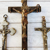 SALE French Crucifixes - Vintage Finds
