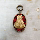 Mary Sacred Heart Small Pendant