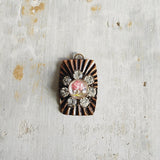 Antique Floral-Inspired Dainty Pendant