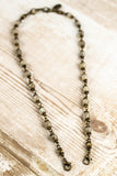 Labradorite Double-Clasp Chain 18-inch