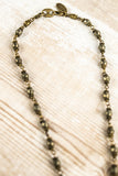 Pyrite Double-Clasp Chain 18 and 36-inch