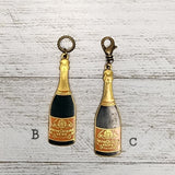 SALE Vintage Veuve Clicquot Champagne Bottle Pendant - Authentica Collection