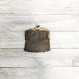 Antique French Chatelaine Mini Purse - Vintage Pendant