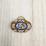 Multi-Color Micromosaic  - Vintage Pendants