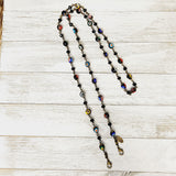Italian Millefiori and Crystal Double-Clasp Chain - Authentica Collection
