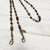 Italian Glass and Crystal Chain - Authentica Collection