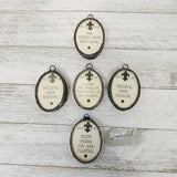 SALE: Oval Quote Pendants (Small)