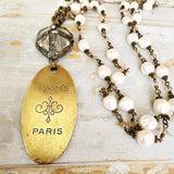 Vintage Paris Maxim's Key Fob Pendant