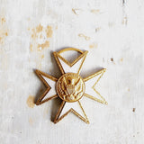 Vintage US Military Enamel Star Pendant