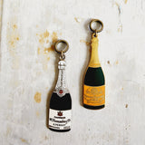 Vintage Veuve Clicquot and Champagne Bottle Pendants