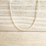 Strung Pearl Double-Clasp Chain  18-Inch