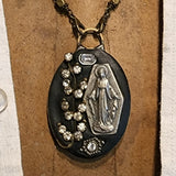 Collected + Curated Oval  - Vintage Pendant
