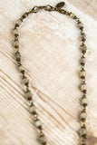 Labradorite Double-Clasp Chain 18-inch